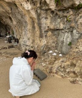 2025年3月浜降りキャンペーンのご祈祷風景