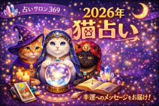 【2026年1月版】今月の運勢が分かる無料猫占い