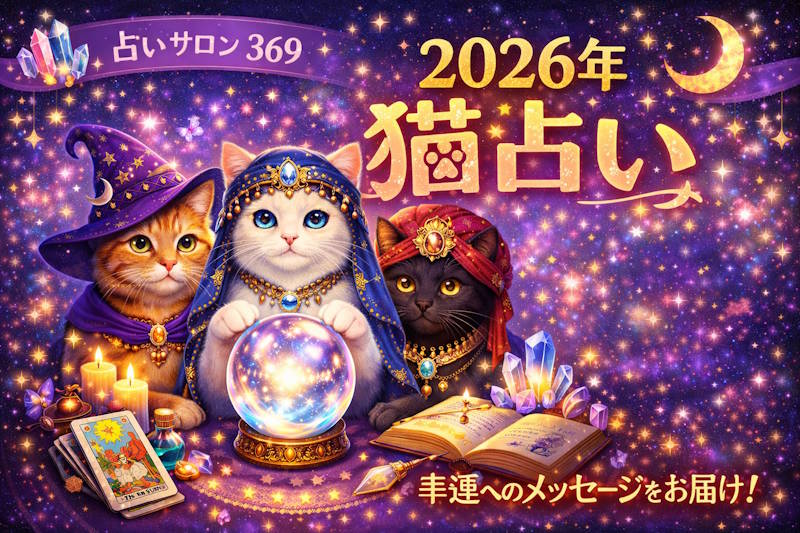 【2026年1月版】今月の運勢が分かる無料猫占い